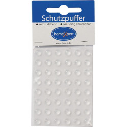 Tampon de protection 7,9mm plastique transparent Lins auto-adhésif