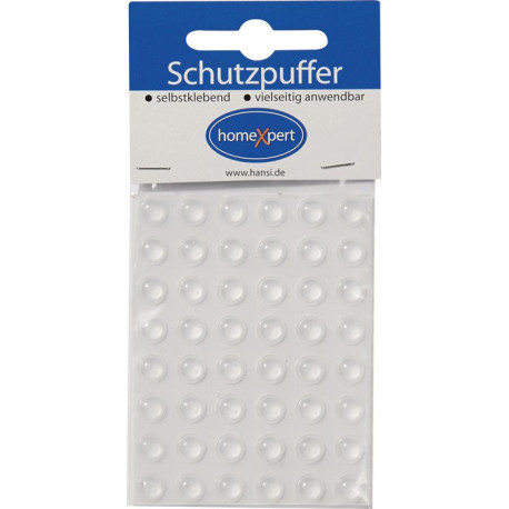 Tampon de protection 7,9mm plastique transparent Lins auto-adhésif