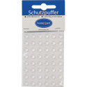 Tampon de protection 7,9mm plastique transparent Lins auto-adhésif