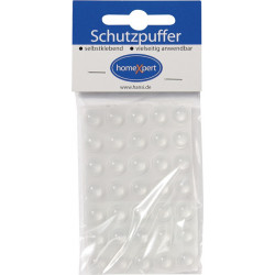 Tampon de protection 10mm plastique transparent Lins auto-adhésif