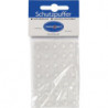 Tampon de protection 10mm plastique transparent Lins auto-adhésif