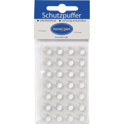 Tampon de protection 11,1mm plastique transparent Lins auto-adhésif