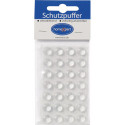 Tampon de protection 11,1mm plastique transparent Lins auto-adhésif