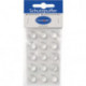 Tampon de protection 16mm plastique transparent Lins auto-adhésif