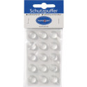 Tampon de protection 16mm plastique transparent Lins auto-adhésif