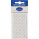 Tampon de protection 10mm plastique transparent auto-adhésif