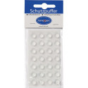 Tampon de protection 10mm plastique transparent auto-adhésif