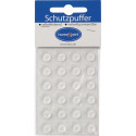 Tampon de protection 12,7mm plastique transparent auto-adhésif