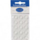 Tampon de protection 14mm plastique transparent auto-adhésif