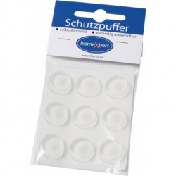 Tampon de protection 20mm plastique transparent auto-adhésif