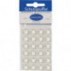 Tampon de protection 12,6mm plastique transparent Qua auto-adhésif