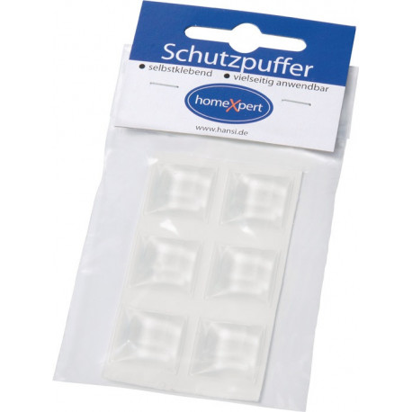Tampon de protection 20,5mm plastique transparent Qua auto-adhésif