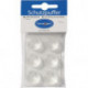 Tampon de protection 22,3mm plastique transparent Sof auto-adhésif