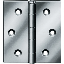 Charnière H.60mm B.60mm S.1,4mm Acier galvanisé bleu gerolltRect.VORMANN (Par 20)