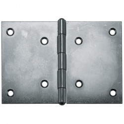 Charniere inox 1.4301 10504 H.60mm B.90mm S.1,2mm roulé (Par 10)
