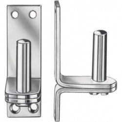 Gond volet sur support 10x33x85mm acier galvanisé