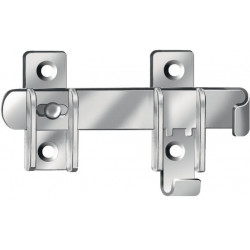 Penture de volet à fente longueur 120 mm largeur 27 mm épaisseur 3 mm acier galvanisé bleu VORMANN