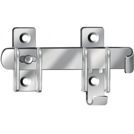 Penture de volet à fente longueur 120 mm largeur 27 mm épaisseur 3 mm acier galvanisé bleu VORMANN