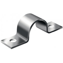 Collier de serrage à fixer L49xB40mm Acier galvanisé pour tuyaux49mm 1 3/4 pouce VORMANN (Par 10)