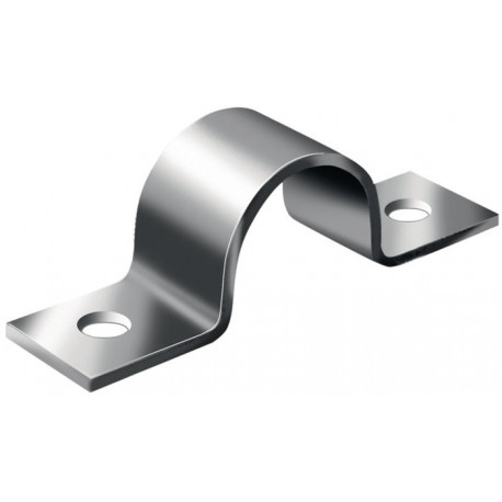 Collier de serrage à fixer L49xB40mm Acier galvanisé pour tuyaux49mm 1 3/4 pouce VORMANN (Par 10)