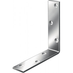 Equerres L150x150 mmmm B.40mm acier galva bleu zingué S.5mm (Par 10)
