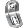 Angle de réglage L.39x28mm B.22mm S.1mm acier brut galvanisé bleu (Par 25)