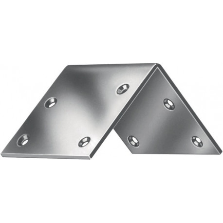 Equerre large 40mm -L.40mm galva bleu (Par 50)