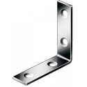 Equerre L.60x60mm B.18mm S.2mm Acier galvanisé bleu VORMANN (Par 100)
