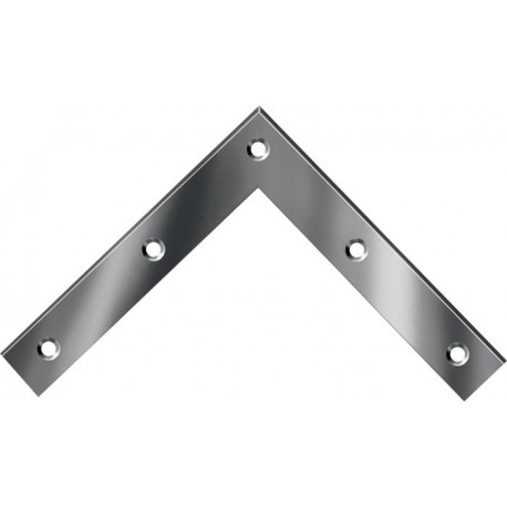 Equerres L.100x100mm B.15mm S.1,5mm acier galva bleu. (Par 20)