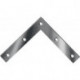 Equerres L.120x120mm B.20mm S.2,0mm acier galva bleu. (Par 20)