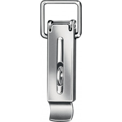 Serrure de tension, hauteur 110 mm, largeur 37 mm, acier galvanisé bleu avec option d'étanchéité DIN 3133 VORMANN