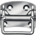 Poignée meuble H.85mm Larg.120mm galvanisé bleu acier - 4 trous (Par 10)