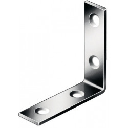 Equerre L.80 x 80mm B.18mm S.2mm VA Vormann (Par 50)