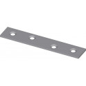 Plaque de raccordement L.80mm B.15mm S.2,0mm VA gestr.HOHAGE (Par 50)