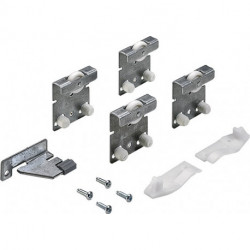 Ferrure de porte coulissante Top Line 27 3-porte Complete-Set 25kg DIN G/D Hettich