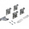 Ferrure de porte coulissante Top Line 27 3-porte Complete-Set 25kg DIN G/D Hettich