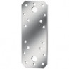 Connecteur plat L.96mm B.35mm S.2,5mm Acier galvanisé (Par 50)