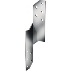 Connecteur Ancrage de panne de chevron droite 170x30x2mm VORMANN (Par 50)