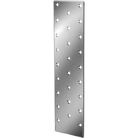 Plaque perforée H240xB80xS2mm galvanisé VORMANN (Par 25)