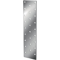 Plaque perforée H240xB100xS2mm galvanisé VORMANN (Par 25)