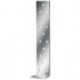 Equerre 200x40mm S.2mm Acier galvanisé brut (Par 25)