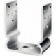 Patin de support 71 x 60 x 125 mm en acier galvanisé à chaud à visser sur VORMANN