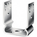 Patin de support 71 x 60 x 125 mm en acier galvanisé à chaud à visser sur VORMANN