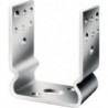 Patin de support 71 x 60 x 125 mm en acier galvanisé à chaud à visser sur VORMANN