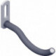 Porte-outil longueur 98,5 mm acier galvanisé, courbé SYSTEME D'ELEMENT (Par 2)