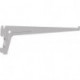 Equerre PRO 10105 L.400mm capacité 60kg acier blanc (Par 10)