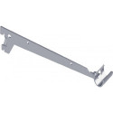Support de montage longueur 330 mm par support 30 kg acier blanc 3 crochets SYSTEME D'ELEMENT