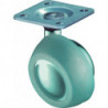 Roulette articulée D. de la roue 40 mm cap. charge 30 kg avec plaque de fixation
