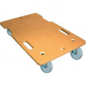 Transportroller D.75mm 150 kg L600mm B350mm Ku.HO m.Griffmulde
