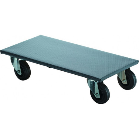 Planche à roulettes D. de la roue 100 mm 250 kg L600 mm l.300 mm caoutchouc plei